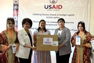 USAID provides equipment to the Jizzakh Regional Center for Phthisiology and Pulmonology