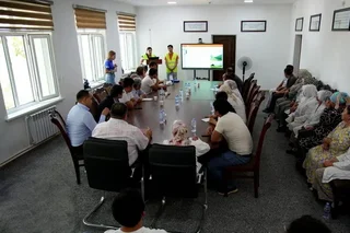 Public Hearings on the Construction of an Agro-Photovoltaic Station Held in Tashkent District