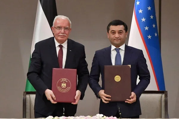 Foreign Minister of Uzbekistan meets with the Minister of Foreign Affairs of Palestine
