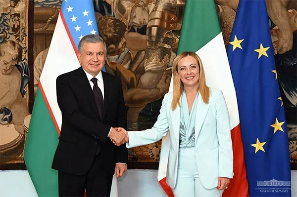 President of Uzbekistan and the Prime Minister of Italy discuss the priorities for the development of multifaceted cooperation