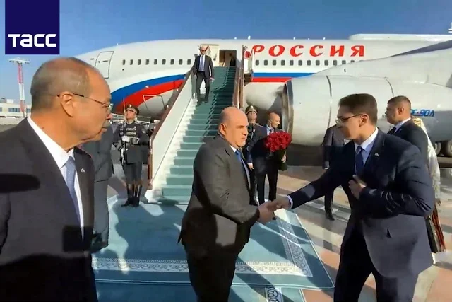 Russian Prime Minister arrives in Uzbekistan for an official visit