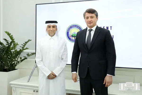 Shavkat Umurzakov meets with the Ambassador of Qatar