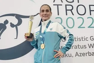 Оксана Чусовитина завоевала «золото» Кубка мира FIG