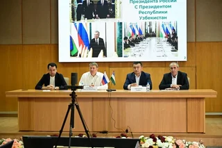 Тошкент вилояти делегацияси россиялик фермерларнинг ғалланинг янги навларини етиштириш тажрибасини ўрганди
