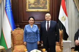 Chairperson of the Senate meets with the Chairman of the Senate of Egypt