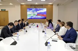 A meeting with entrepreneurs of Volgograd region was held in the khokimiyat of Tashkent