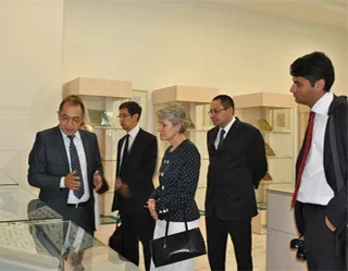 UNESCO chief visits National Library of Uzbekistan