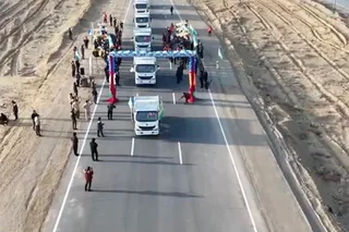 Xalqaro avtomobil yo‘lining rekonstruksiya qilingan qismi foydalanishga topshirildi