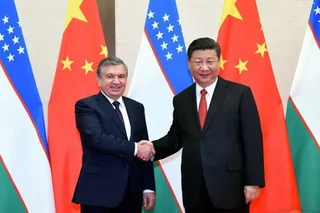 Президент Узбекистана поздравил Председателя КНР Си Цзиньпина по случаю его переизбрания