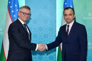 Gayrat Fozilov receives the newly appointed Ambassador of the Republic of Finland