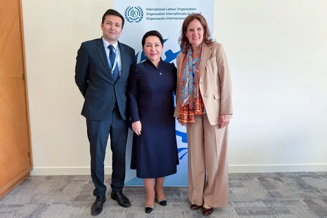 Narbaeva XMT bilan O'zbekistondagi mehnat islohotlarini muhokama qildi