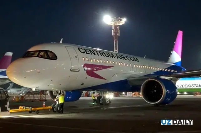 Centrum Air Peterburgdan Toshkentga to‘g‘ridan-to‘g‘ri parvozlarni yo‘lga qo‘ydi