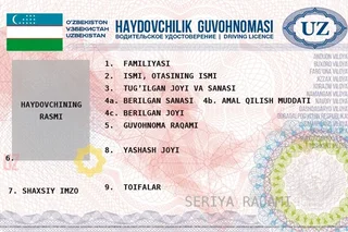 Янги пластик гувоҳномалар жорий этилади