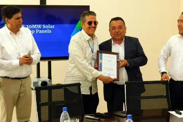 Members of the delegation headed by the Chairman of the Board of the ACWA Power visited the Shirin Energy College