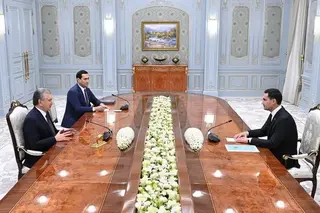 Uzbek President receives the Deputy Chairman of the Cabinet of Ministers of Turkmenistan