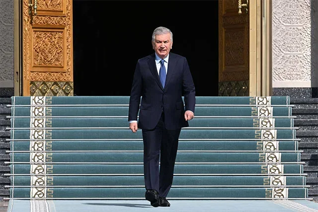President of Uzbekistan Departs for Mongolia