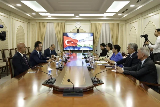 Senatorlar Turkiya delegatsiyasi bilan uchrashdi