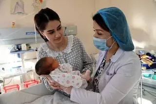 Samarkand becomes the leader in the number of newborns on the first day of 2022
