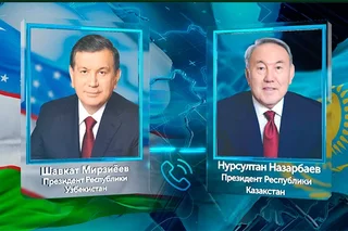 Ўзбекистон ва Қозоғистон Президентлари икки томонлама муносабатларни муҳокама қилишди