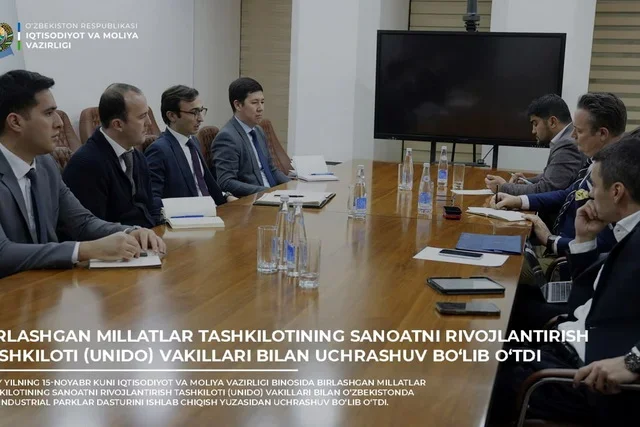 UNIDO vakillari bilan uchrashuv bo‘lib o‘tdi