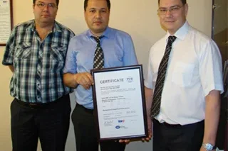 O’rta Osiyo Trans получила сертификат ISO 9001:2008