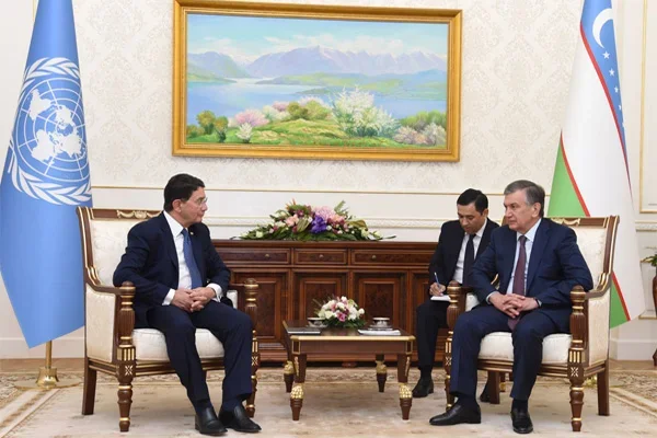 President of Uzbekistan meets with UNWTO Secretary General