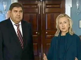 Elyor Ganiev, Hillary Clinton discuss bilateral relations