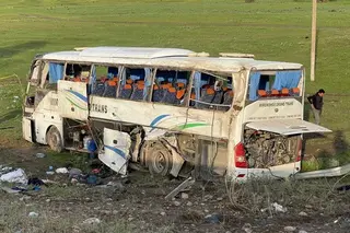 The number of deaths in road accidents in Kazakhstan increased to three